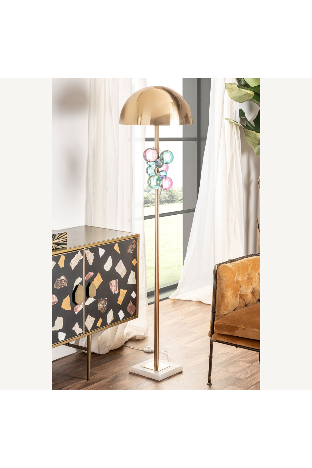 Multicolored Glass Orbs Floor Lamp | Vical Home Inch | Oroa.com