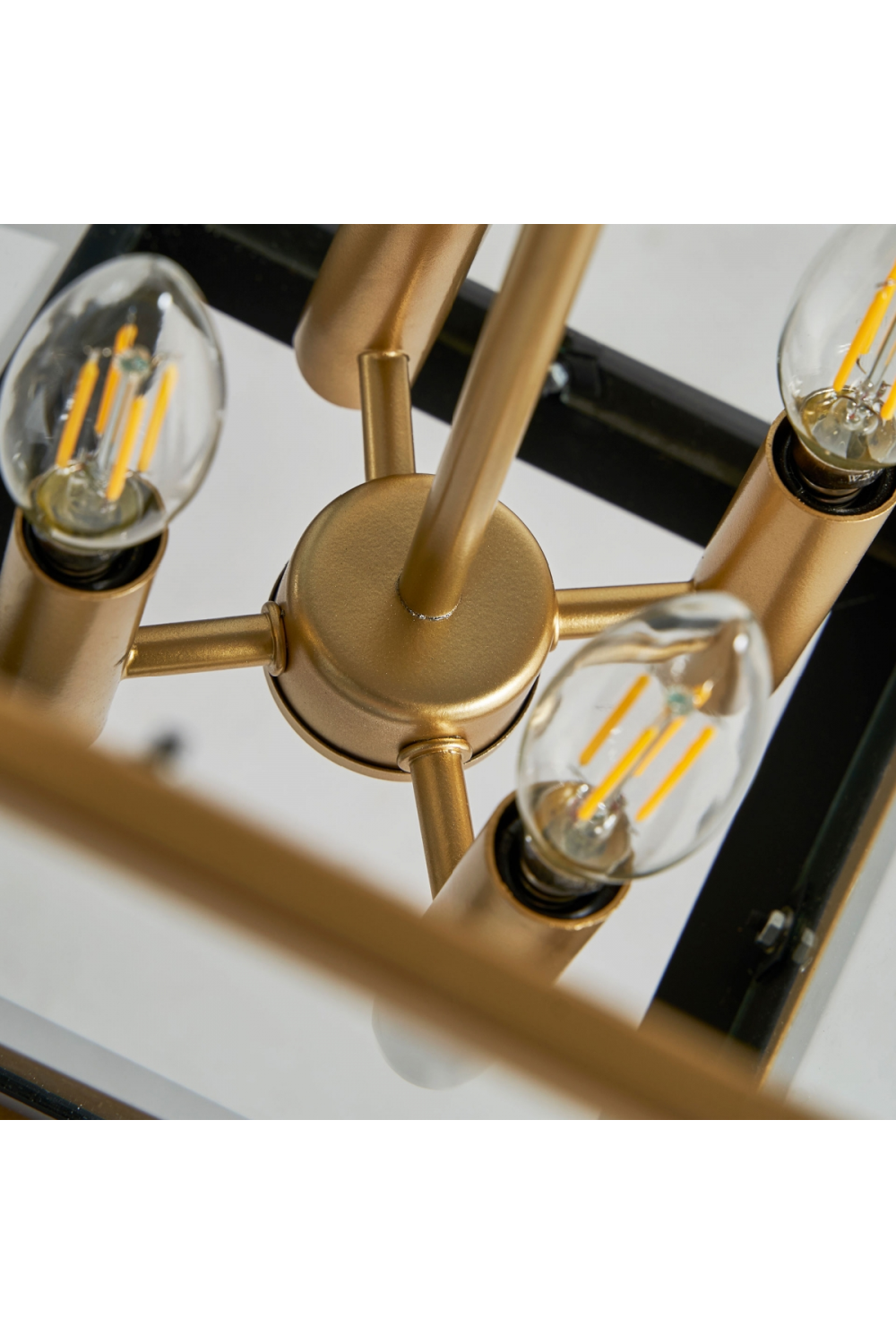   Gold Framed Pendant Light | Oroa.com