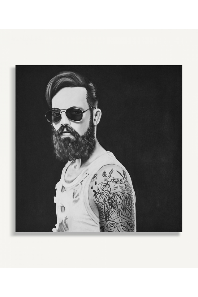 Tattooed Man Art Print | Vical Home Jan | Oroa.com