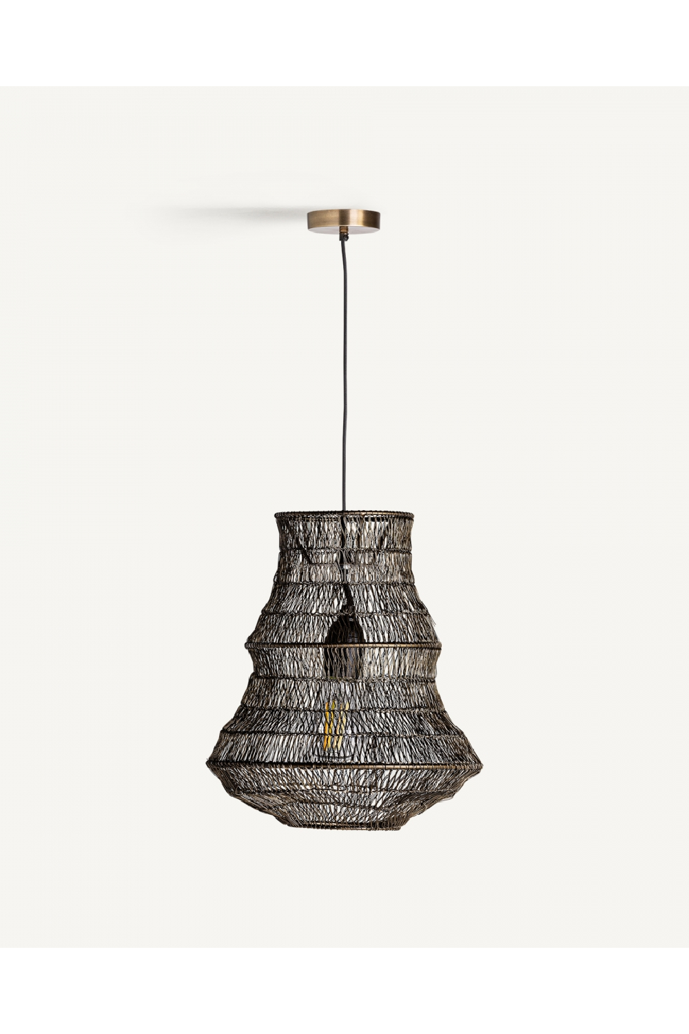 Black Iron Twine Pendant Light | Vical Home | Oroa.com