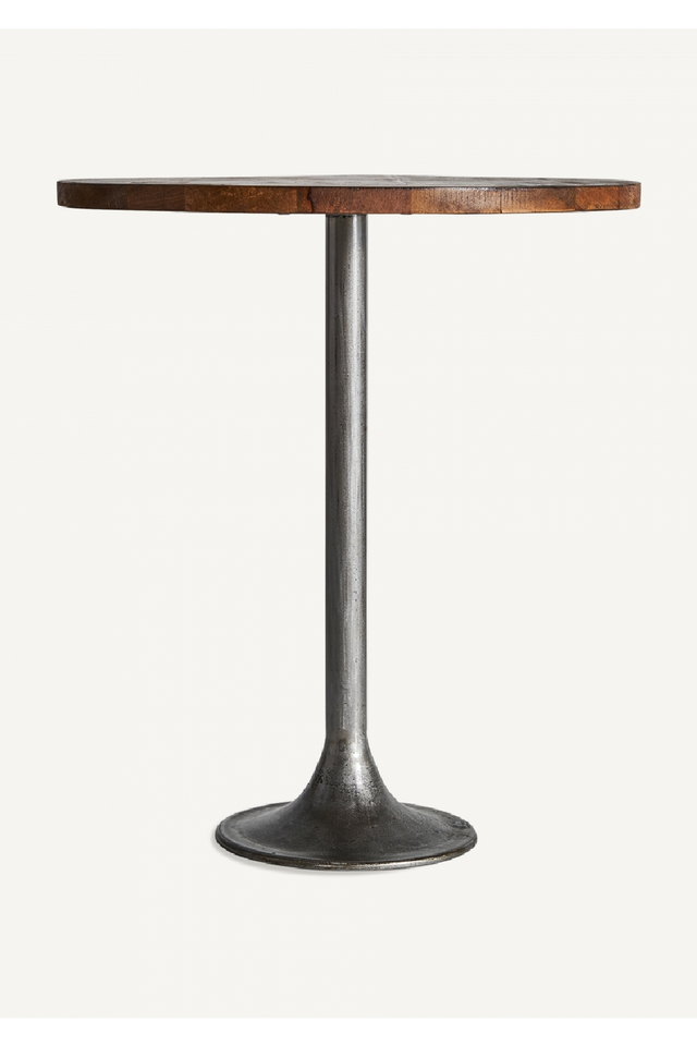 Mango Wood Pedestal Bistro Table | Vical Home Tyler | Oroa.com