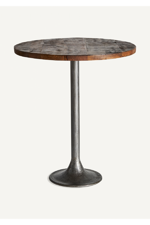 Mango Wood Pedestal Bistro Table | Vical Home Tyler | Oroa.com