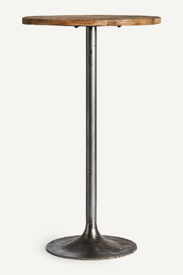 Mango Wood Pedestal Bar Table | Vical Home Tyler | Oroa.com