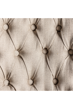 Gray Linen Tufted Dining Chair (2) | Vical Home Jena | Oroa.com