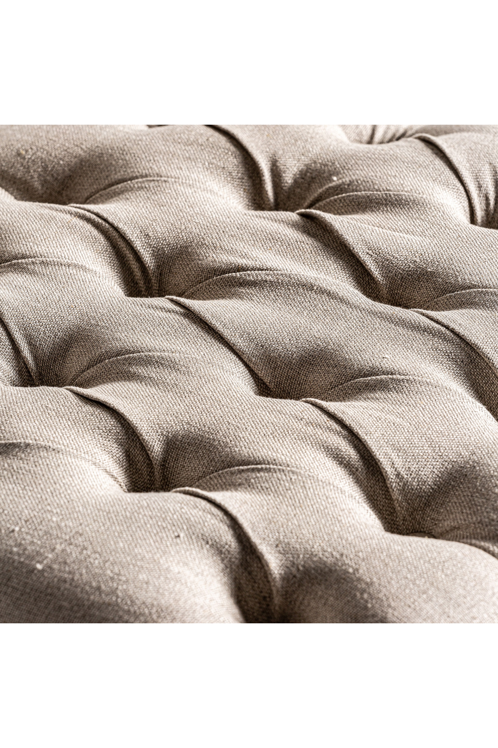 Gray Linen Tufted Dining Chair (2) | Vical Home Jena | Oroa.com