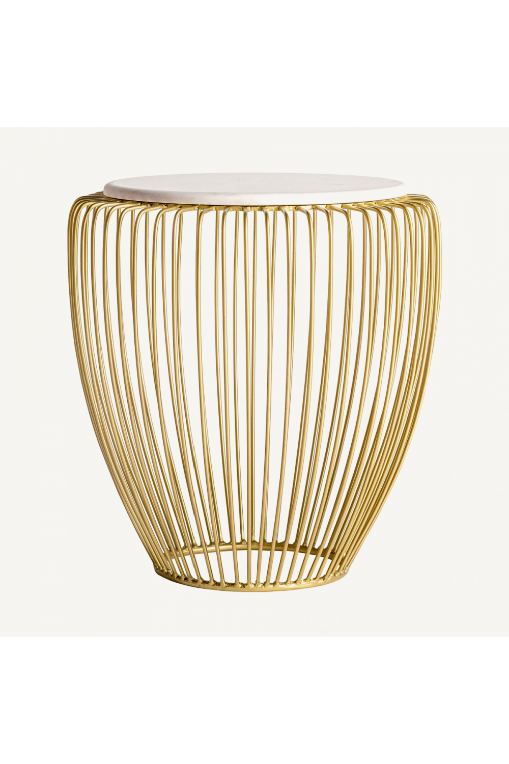 Gold Rail Side Table | Vical Home Digny | Oroa.com