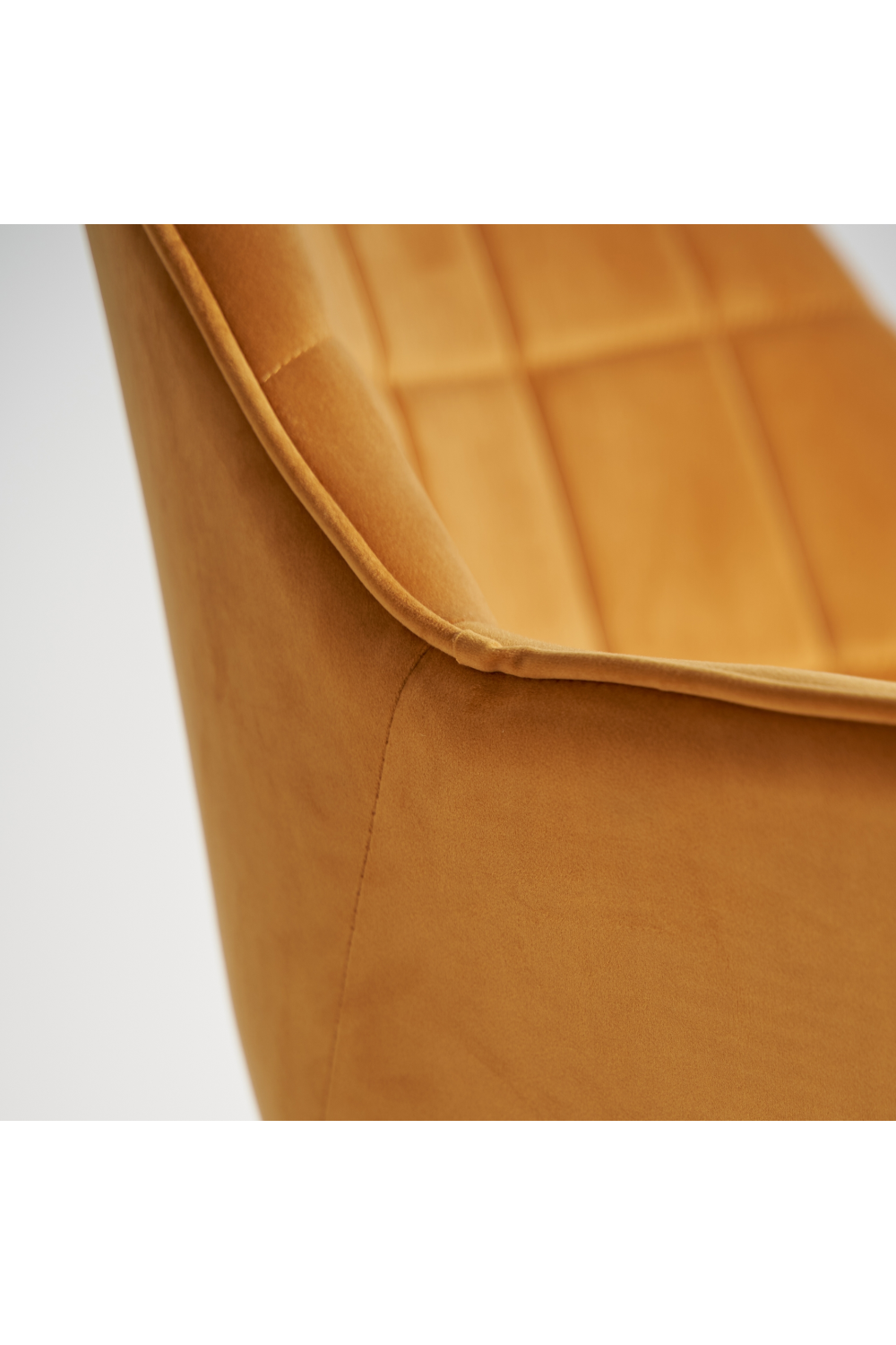 Yellow Velvet Swivel Desk Chair | Vical Home Blere | Oroatrade.com