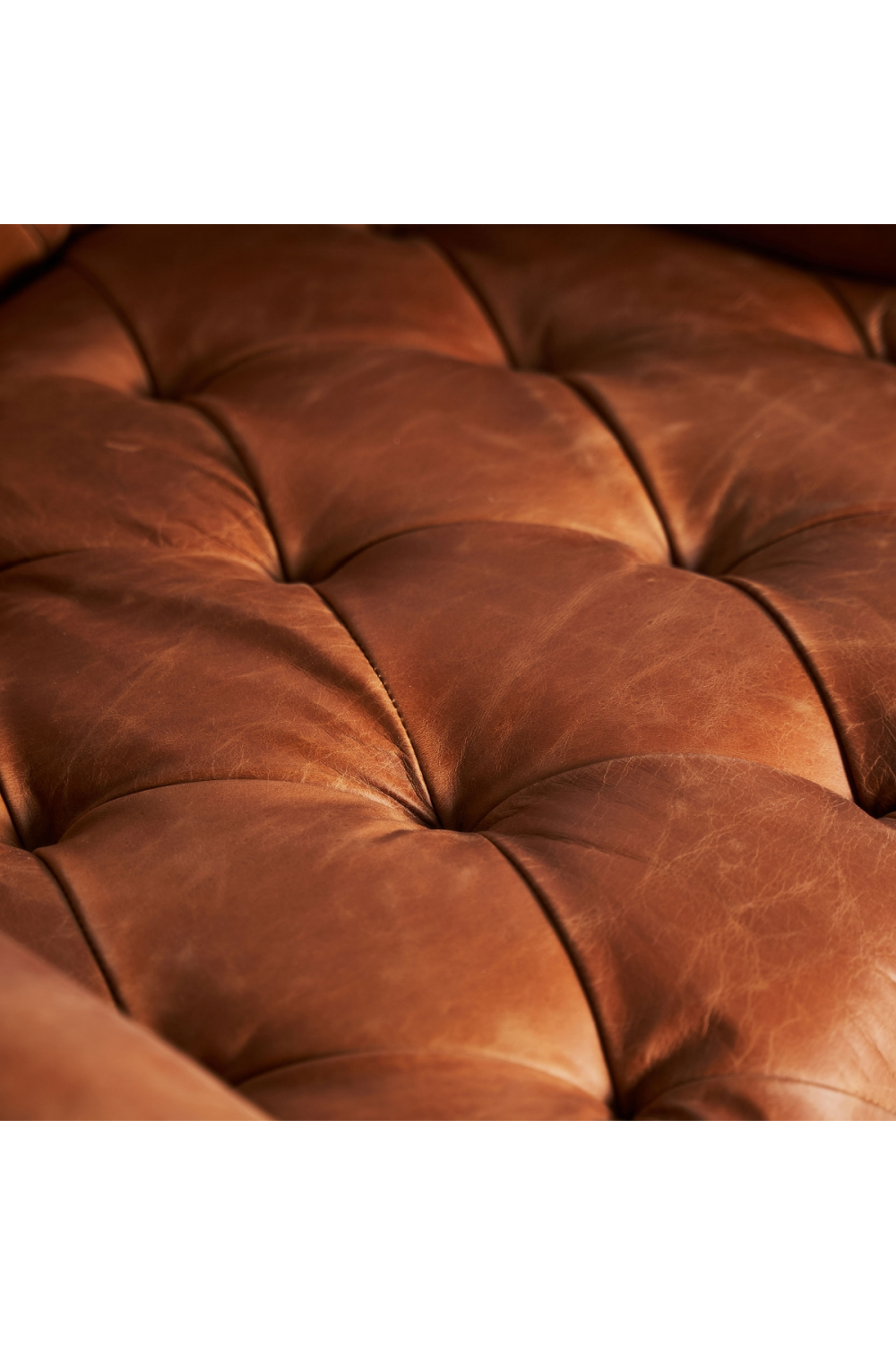 Tufted Brown Leather Armchair | Vical Home Glinsk | Oroatrade.com