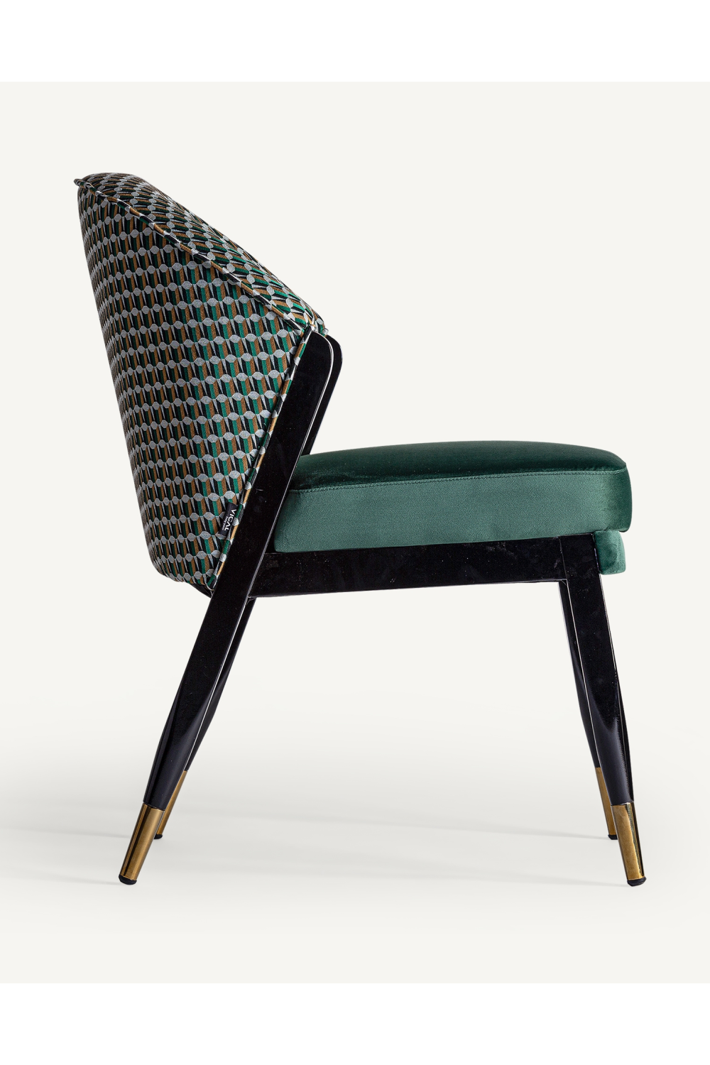 Green Velvet Accent Chair | Vical Home Kelheim | Oroatrade.com