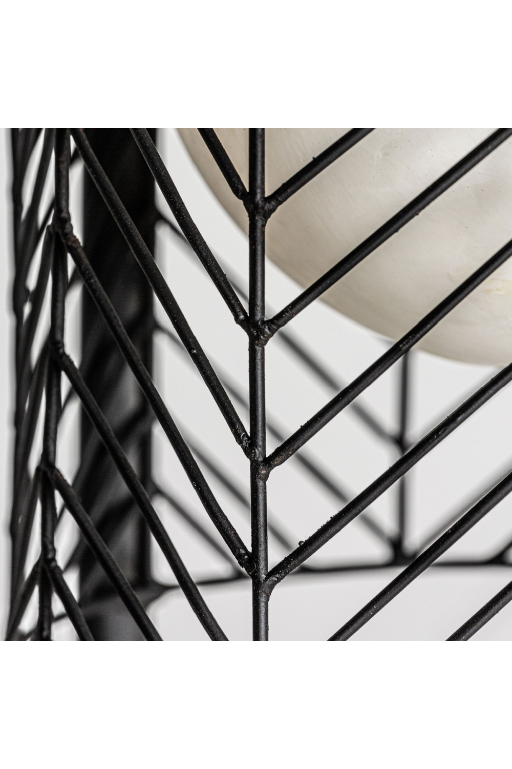 Black Metal Floor Lamp | Vical Home Plissé | Oroa.com