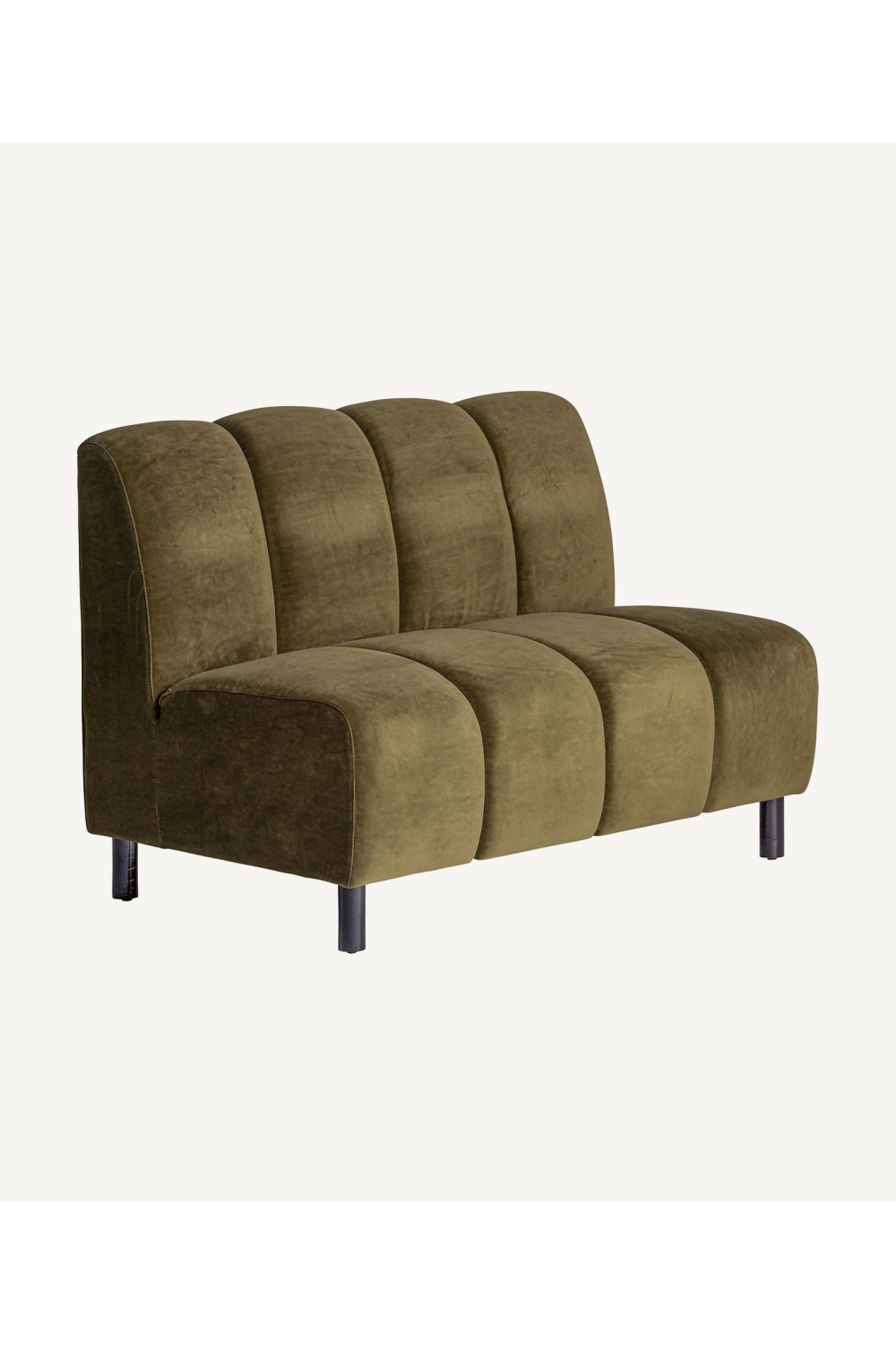 Green Velvet Central Modular Sofa | Vical Home Shul | Oroa.com