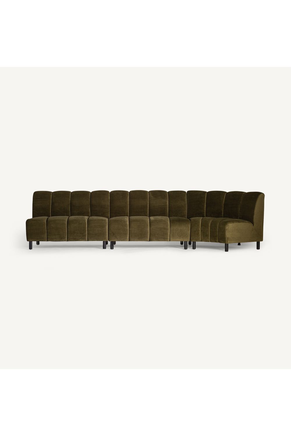 Green Velvet Central Modular Sofa | Vical Home Shul | Oroa.com