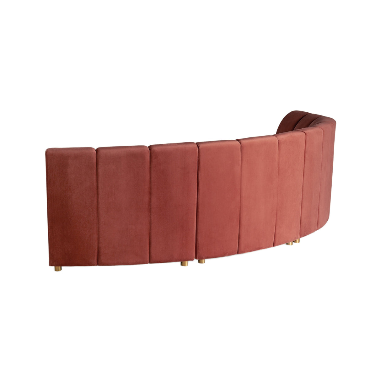   Pink Velvet Modular Sofa | Oroa.com