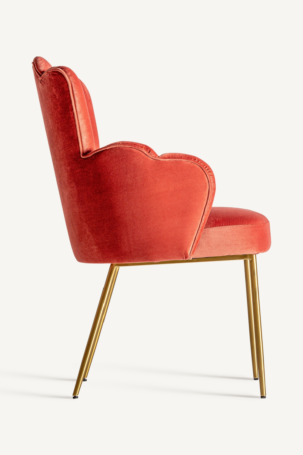 Pink Velvet Accent Chair | Vical Home Krupa | Oroatrade.com