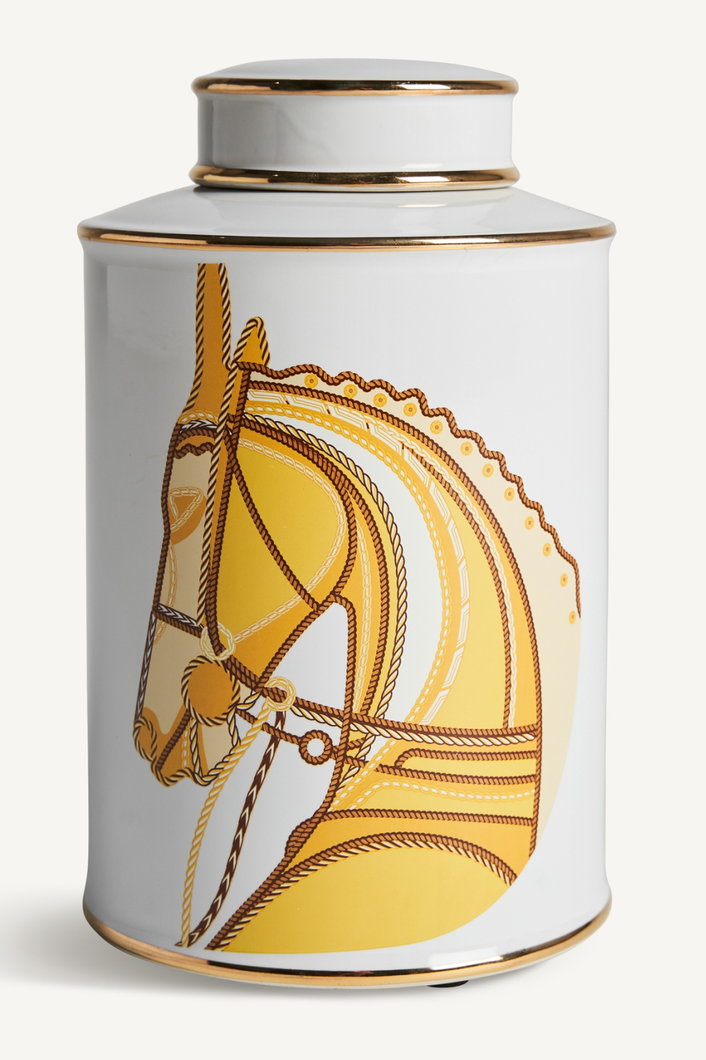 Yellow Horse Print Ceramic Vase S | Vical Home Ailen | Oroa.com