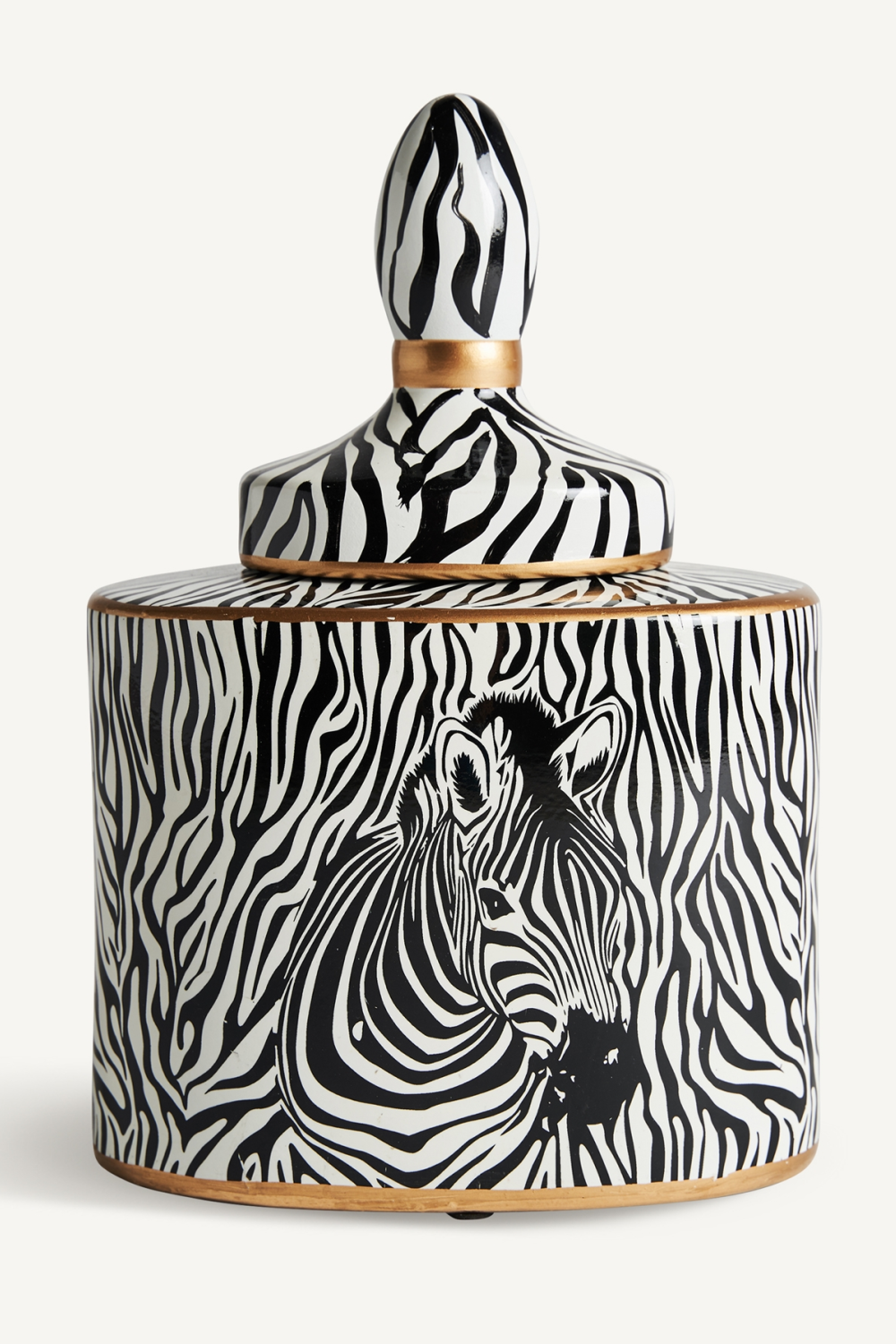 Zebra Print Ceramic Vase | Vical Home Edie | Oroa.com