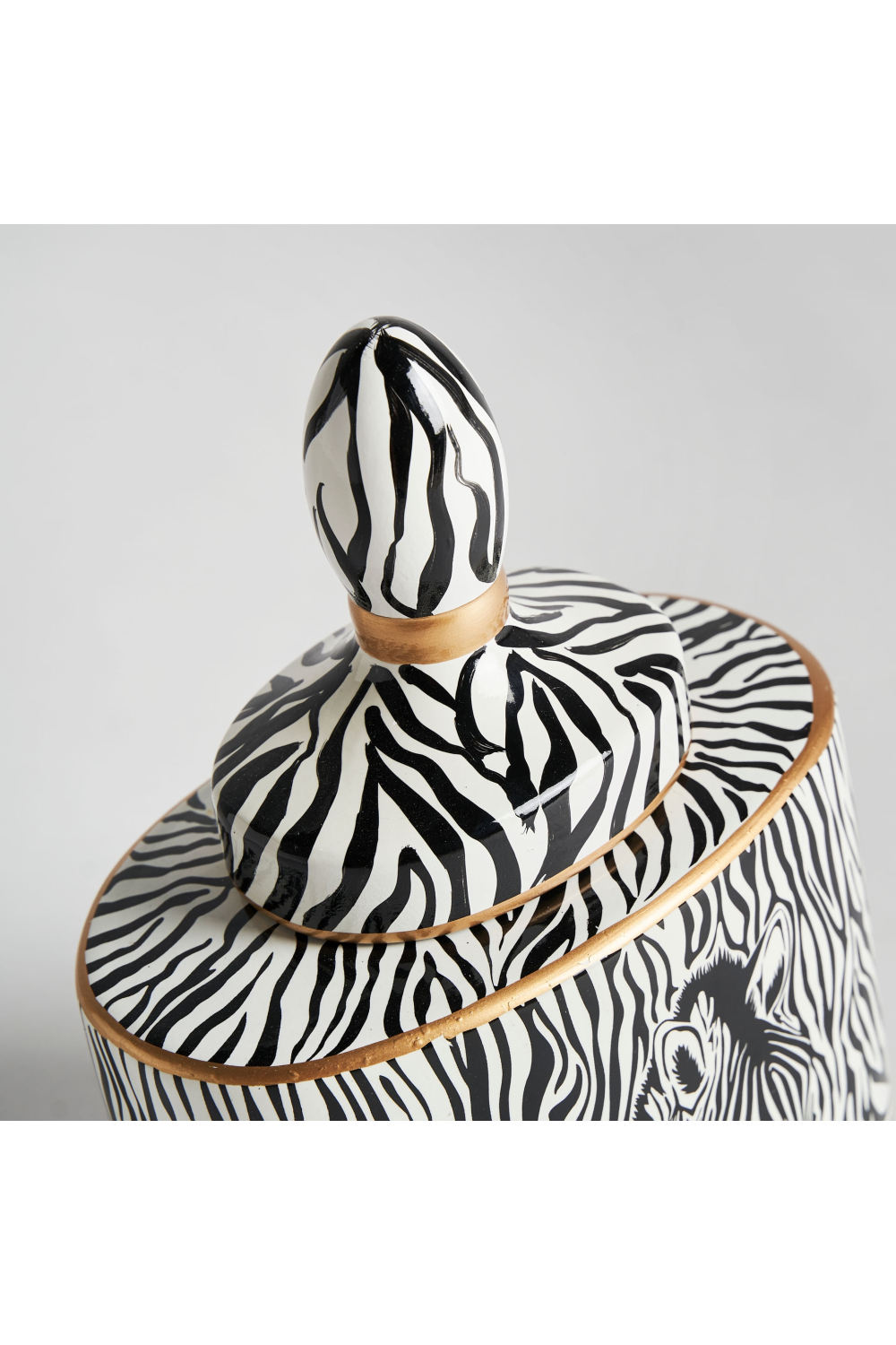 Zebra Print Ceramic Vase | Vical Home Edie | Oroa.com