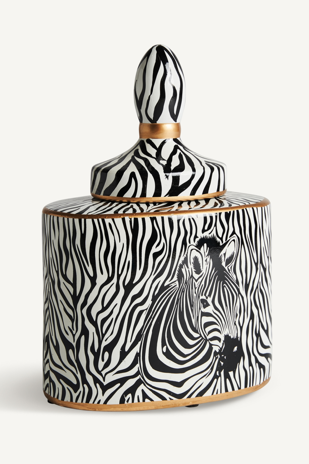 Zebra Print Ceramic Vase | Vical Home Edie | Oroa.com