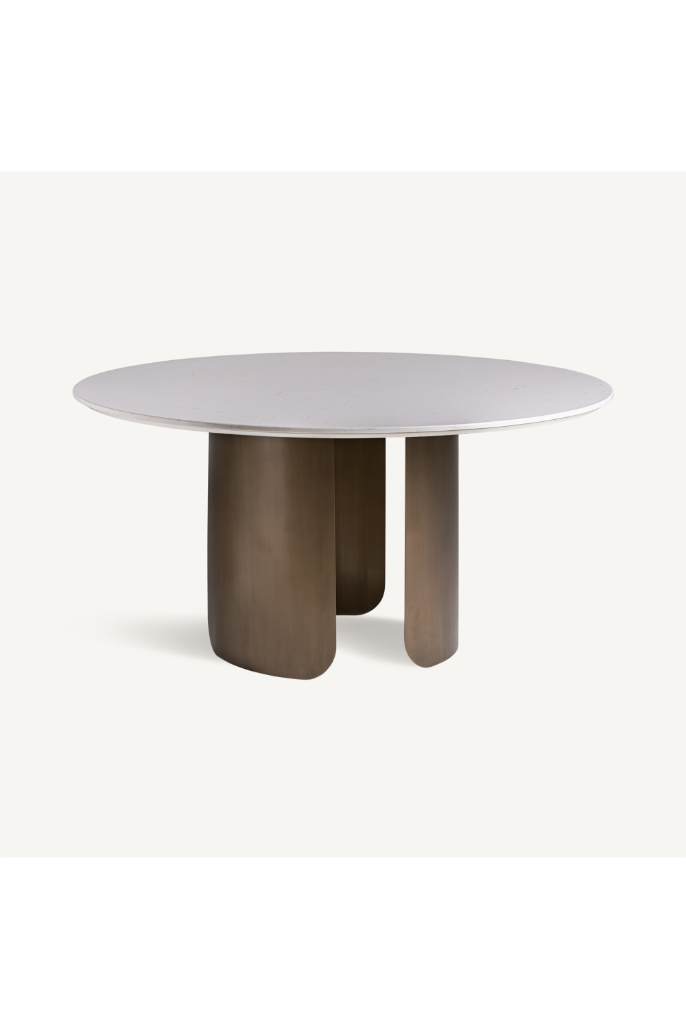 Gray Stone Round Dining Table | Vical Home Vimperk | Oroa.com