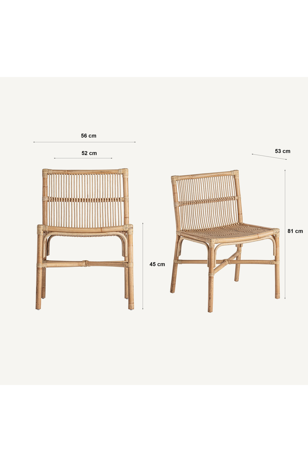 Brown Rattan Accent Chair | Vical Home Tandag | Oroa.com