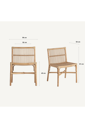 Brown Rattan Dining Chair | Vical Home Tandag | Oroa.com