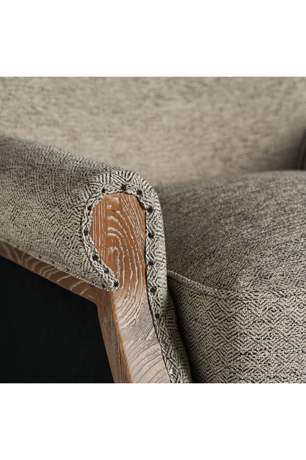 Gray Rolled Arm Lounge Chair | Vical Home Laronxe | Oroa.com