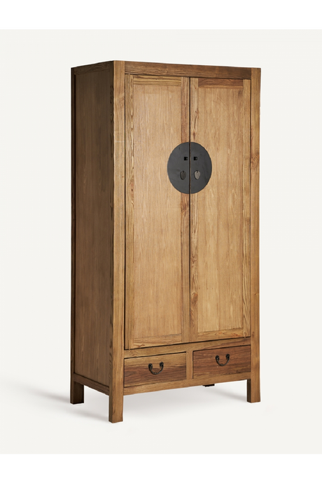Natural Elm 2-Door Cabinet | Vical Home Metz | Oroa.com