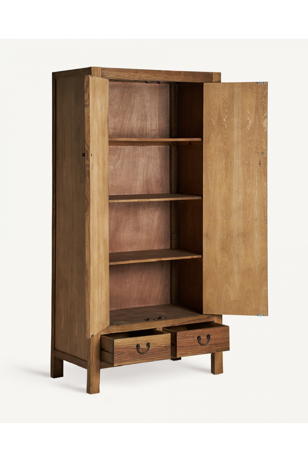 Natural Elm 2-Door Cabinet | Vical Home Metz | Oroa.com