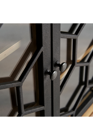 Hexagonal Patterned 4-Door Sideboard | Vical Home Lavik | Oroa.com