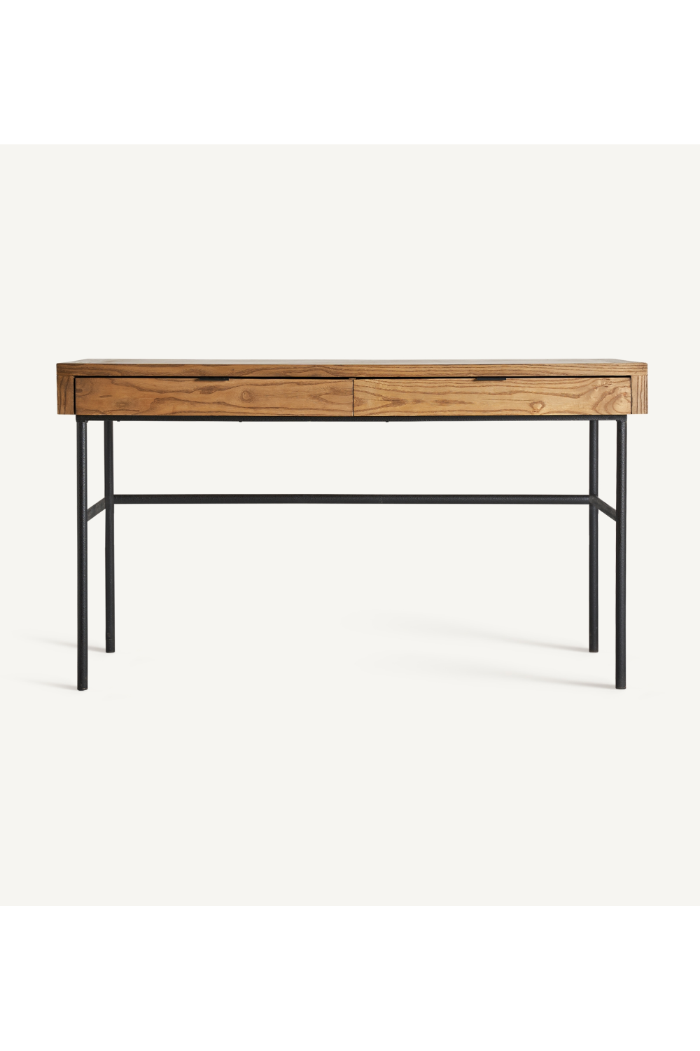 Elm Wood 2-Drawer Desk | Vical Home Nuapa | Oroa.com