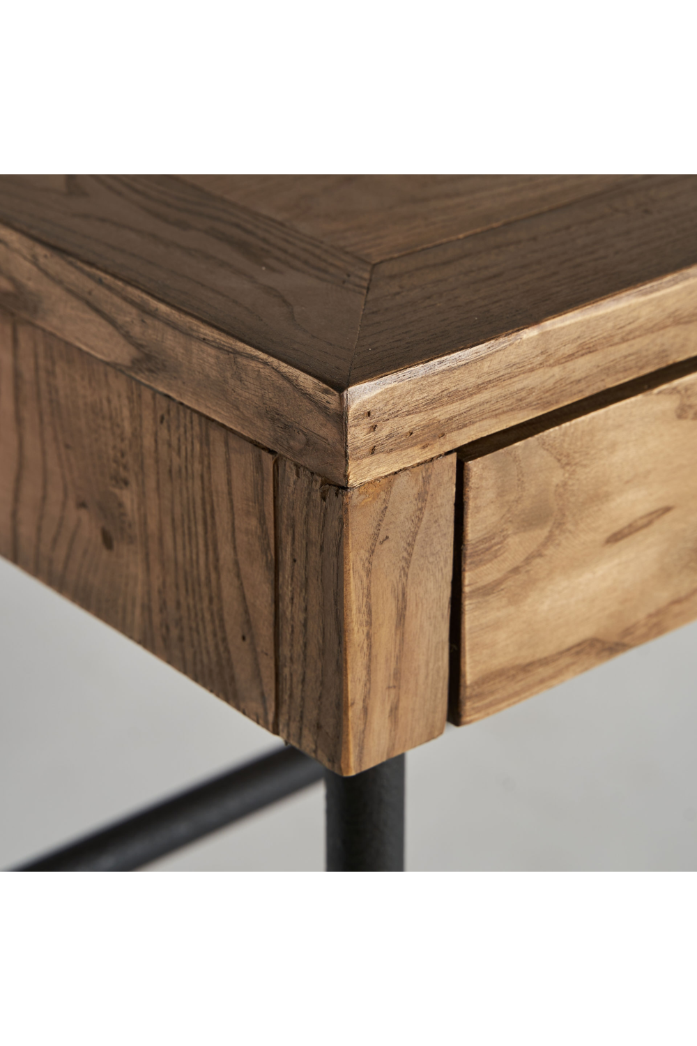 Elm Wood 2-Drawer Desk | Vical Home Nuapa | Oroa.com