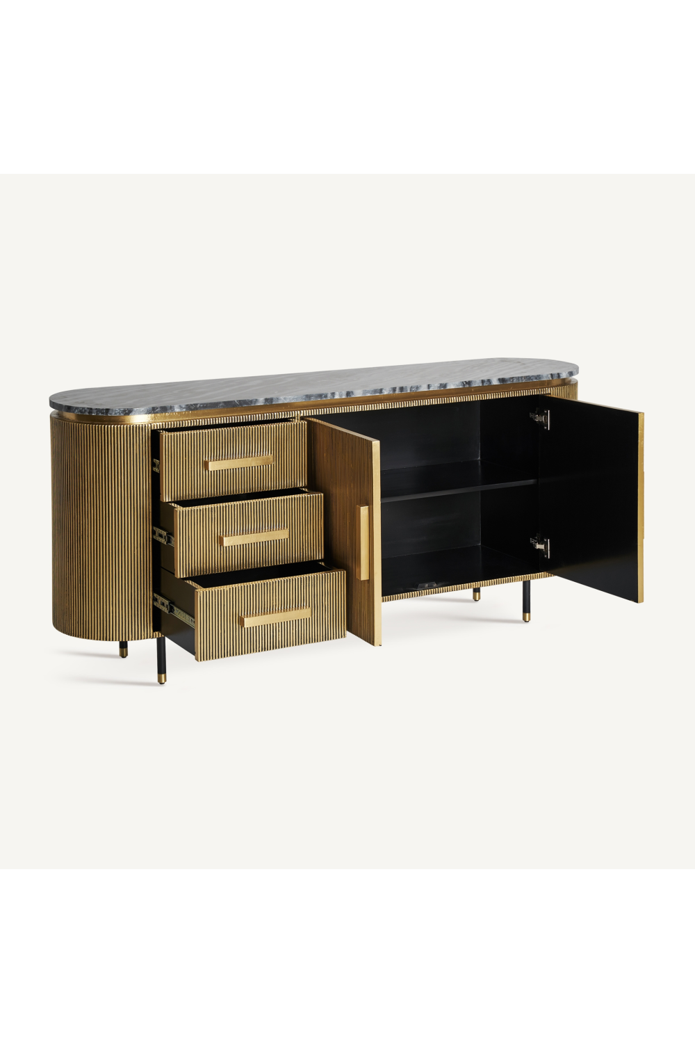 Marble Top Gold Sideboard | Vical Home Valbruna | Oroa.com