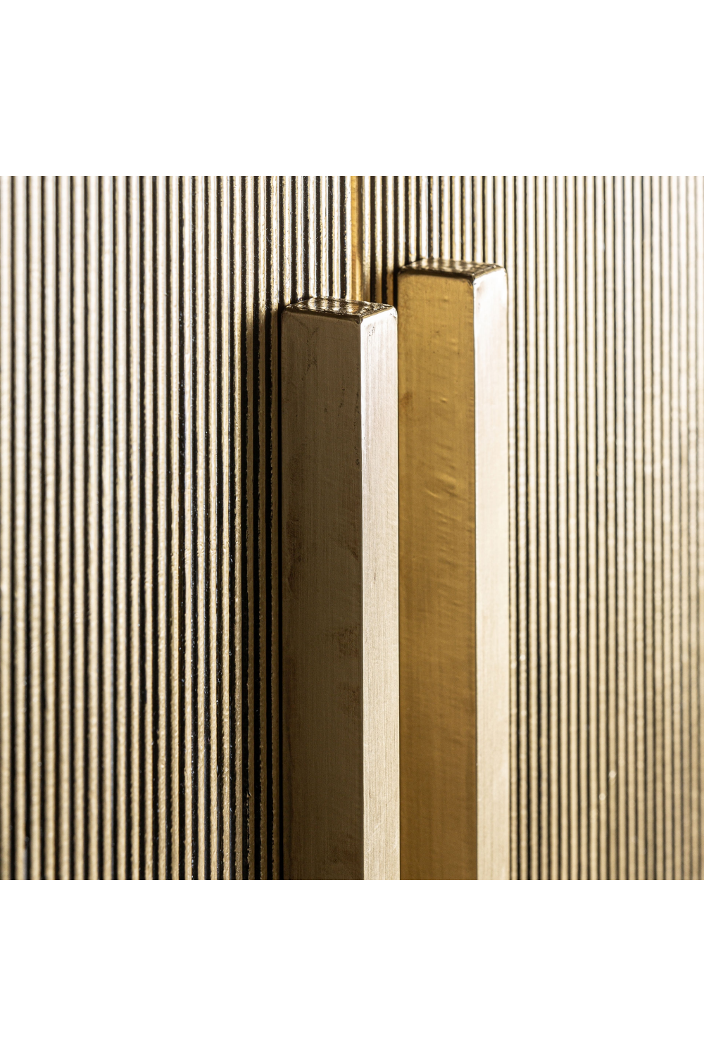 Gold Ridged 2-Door Cabinet | Vical Home Valbruna | Oroa.com