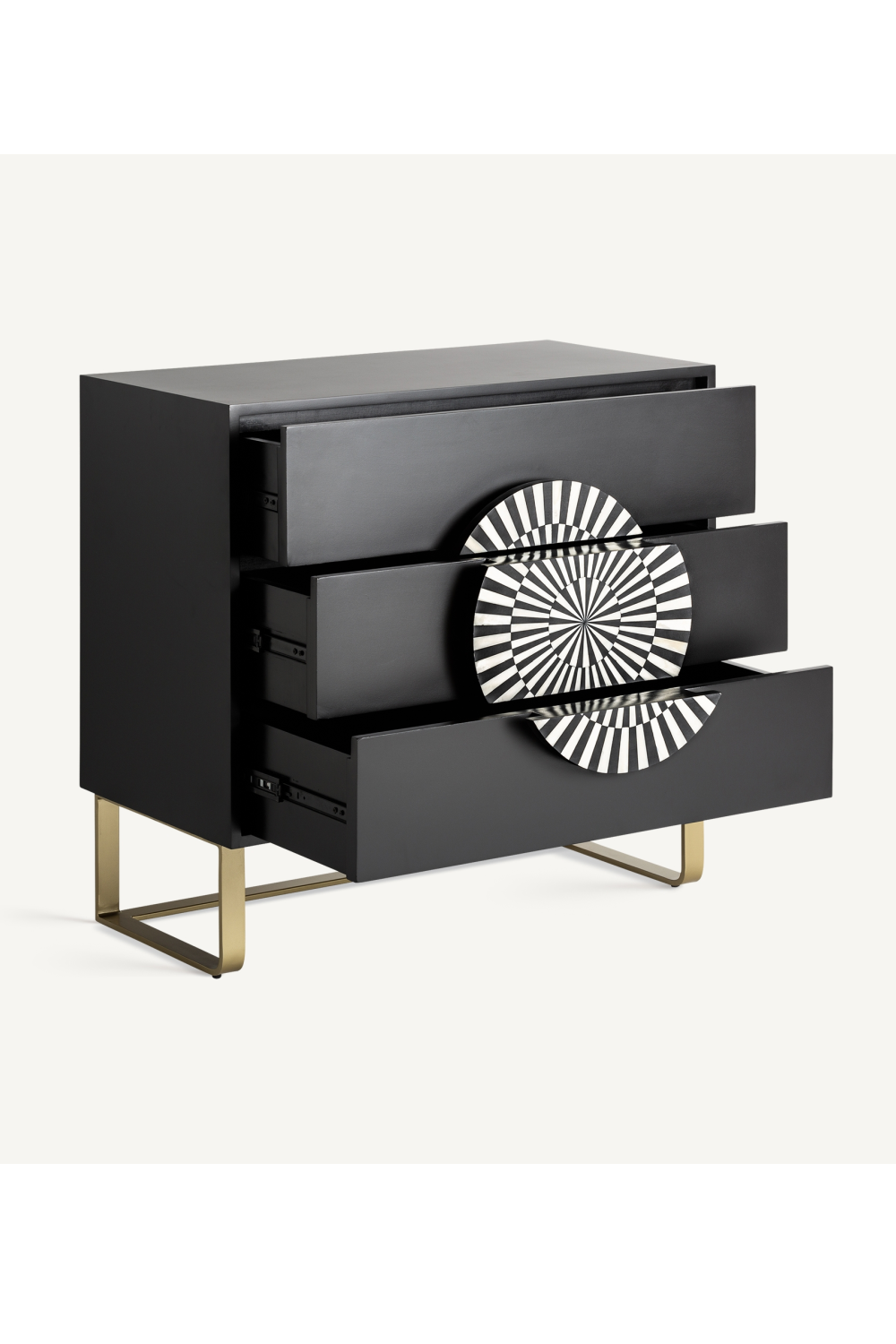 Art Deco 3-Drawer Chest | Vical Home Gatsby | Oroa.com