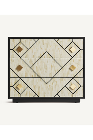 Gold Accent Chest of Drawers | Vical Home Charmes | Oroa.com