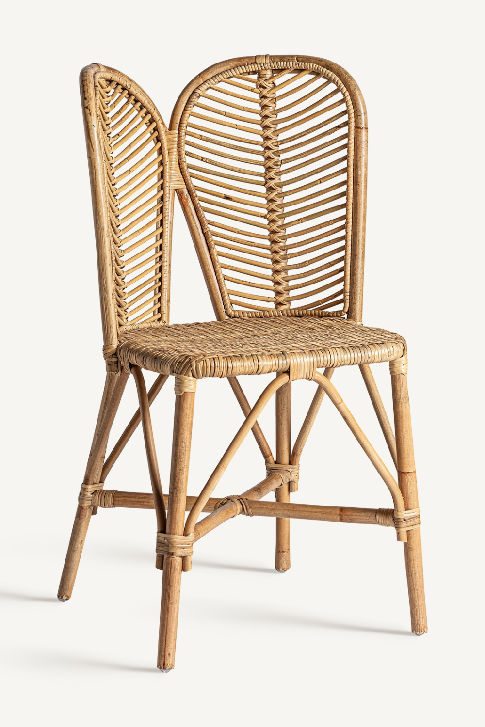 Rattan Double-Back Accent Chair | Vical Home Noale | Oroa.com