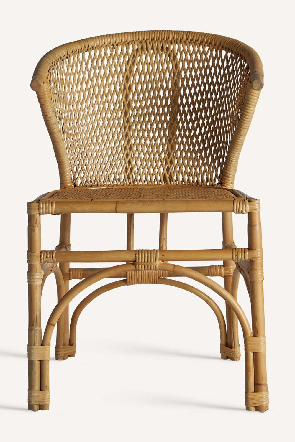 Rattan Curved  Accent Chair | Vical Home Nalles | Oroa.com