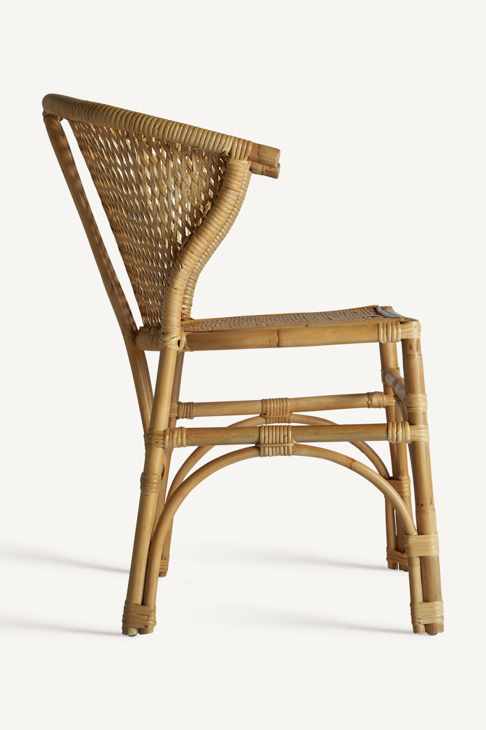 Rattan Curved  Accent Chair | Vical Home Nalles | Oroa.com