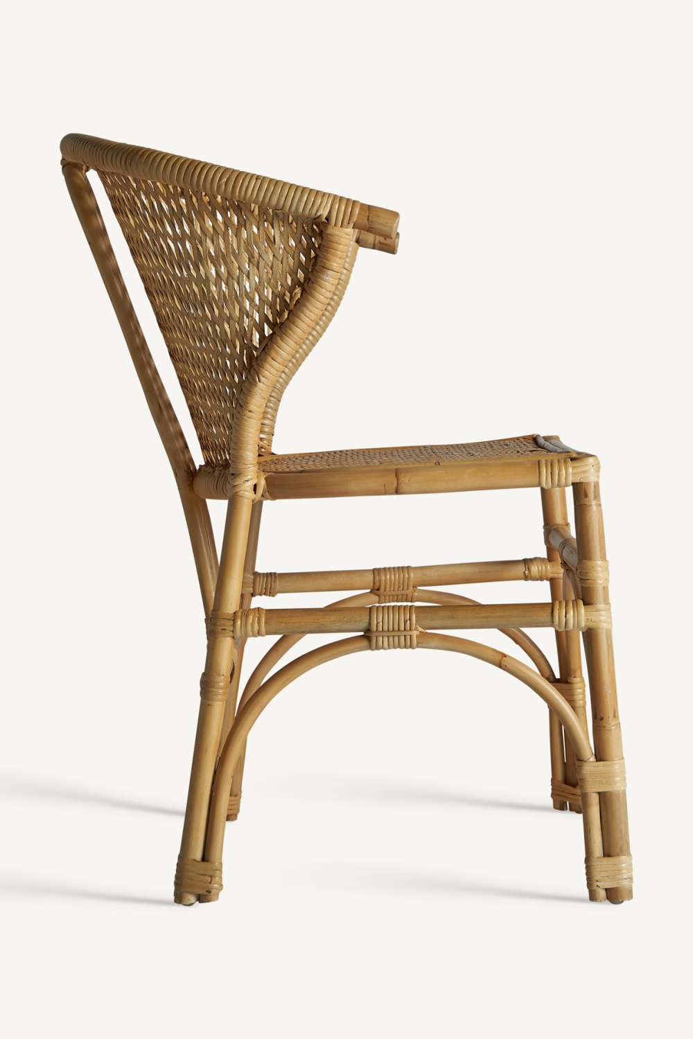 Rattan Curved Dining Chair | Vical Home Nalles | Oroa.com