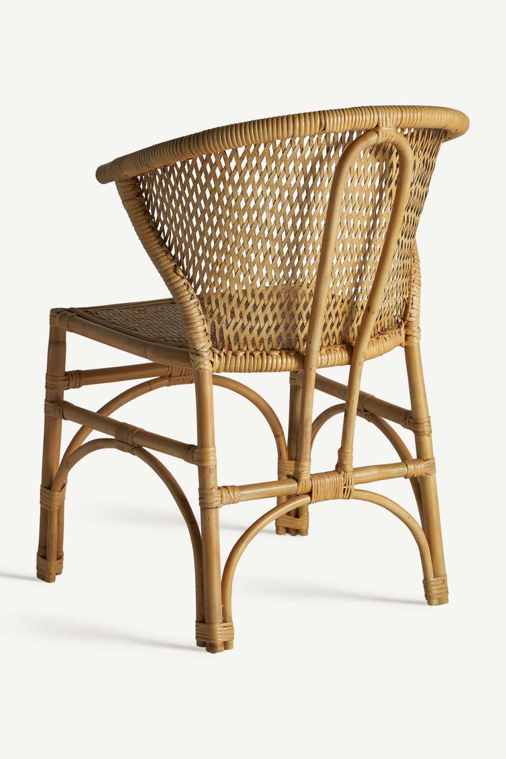 Rattan Curved  Accent Chair | Vical Home Nalles | Oroa.com