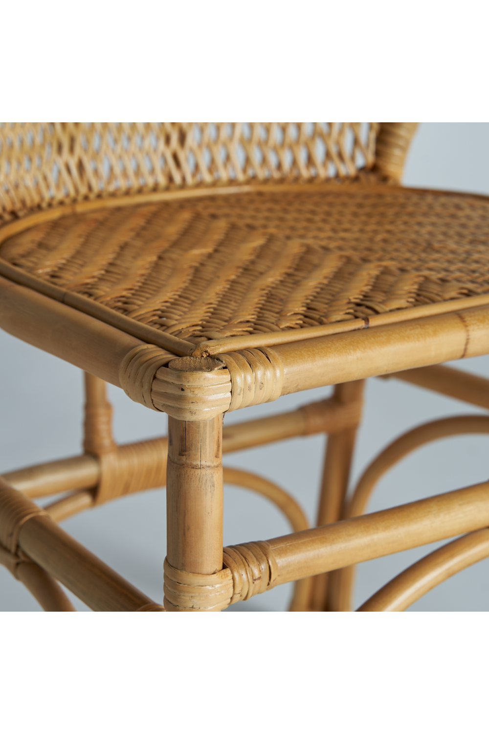 Rattan Curved  Accent Chair | Vical Home Nalles | Oroa.com