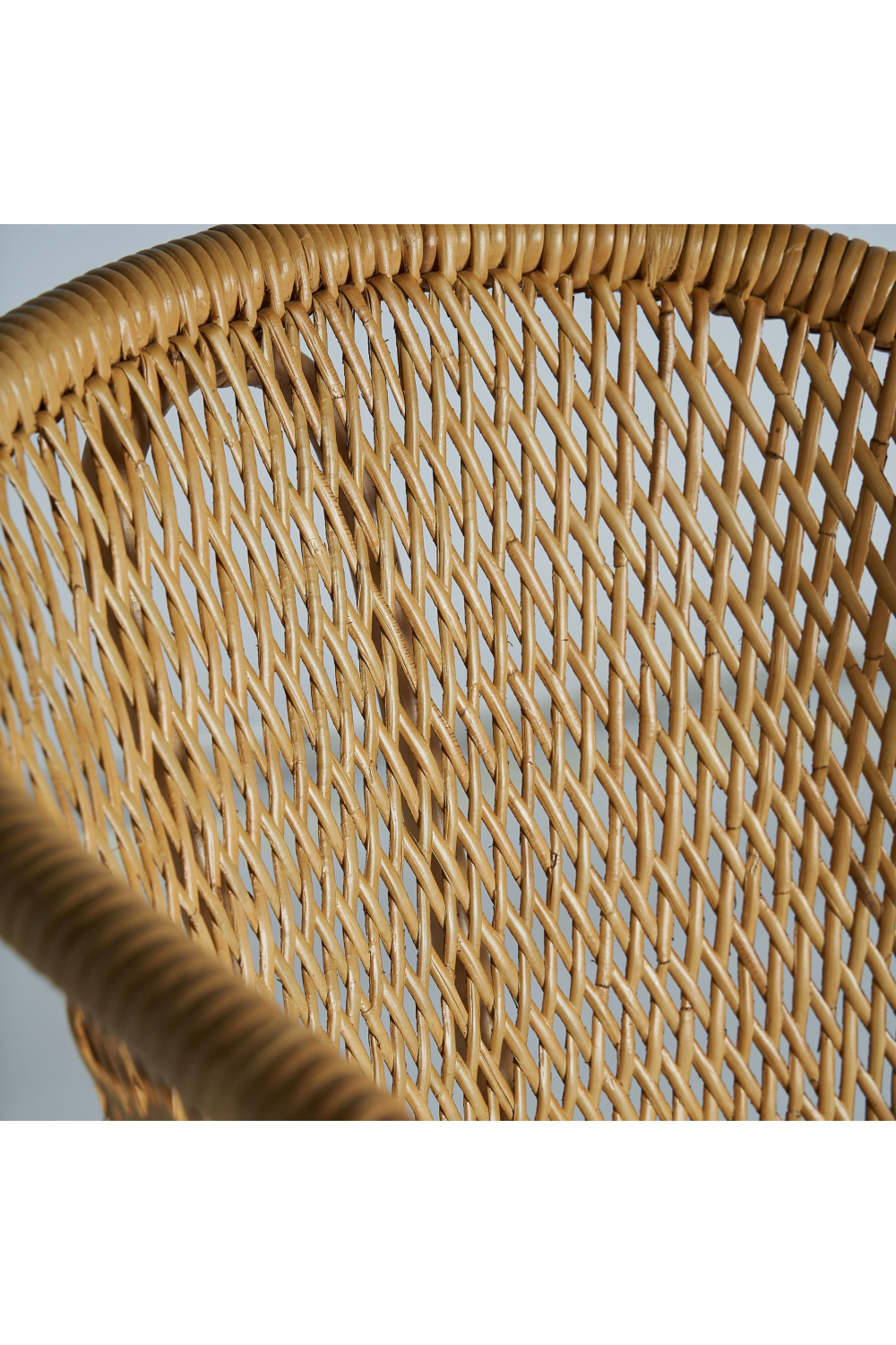 Rattan Curved  Accent Chair | Vical Home Nalles | Oroa.com