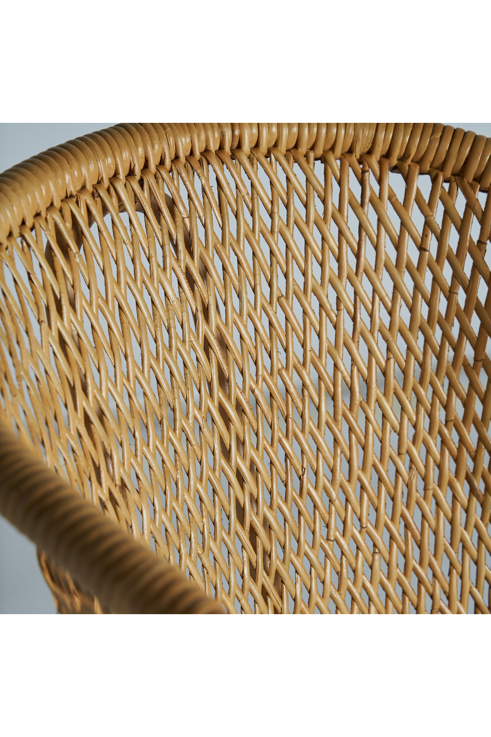 Rattan Curved Dining Chair | Vical Home Nalles | Oroa.com