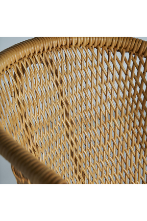 Rattan Curved Dining Chair | Vical Home Nalles | Oroa.com