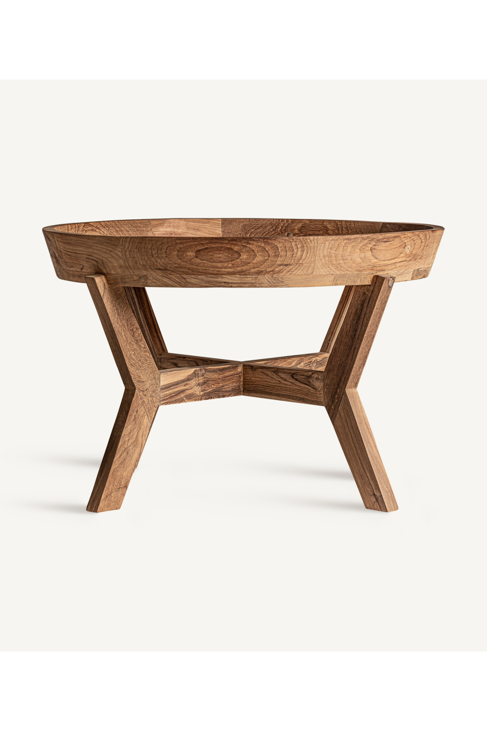 Teak Round Side Table | Vical Home Aups | Oroa.com