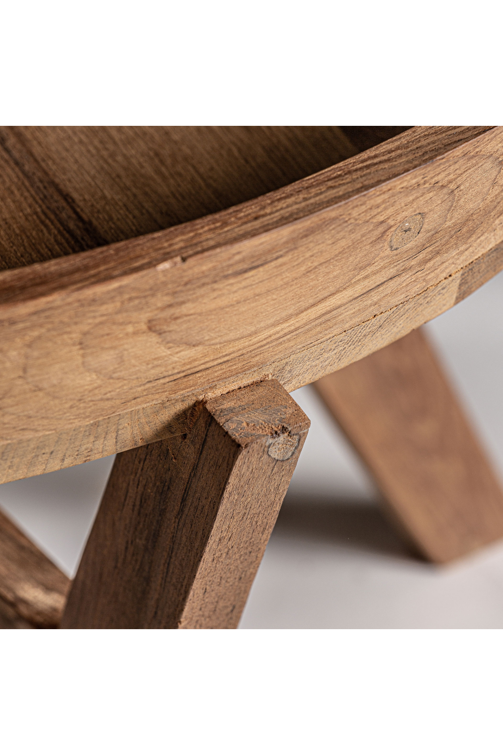 Teak Round Side Table | Vical Home Aups | Oroa.com