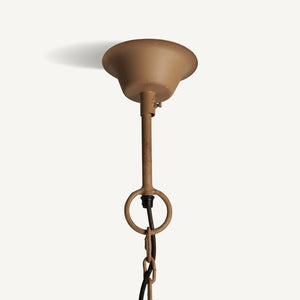   Jute Fringed Chandelier | Oroa.com