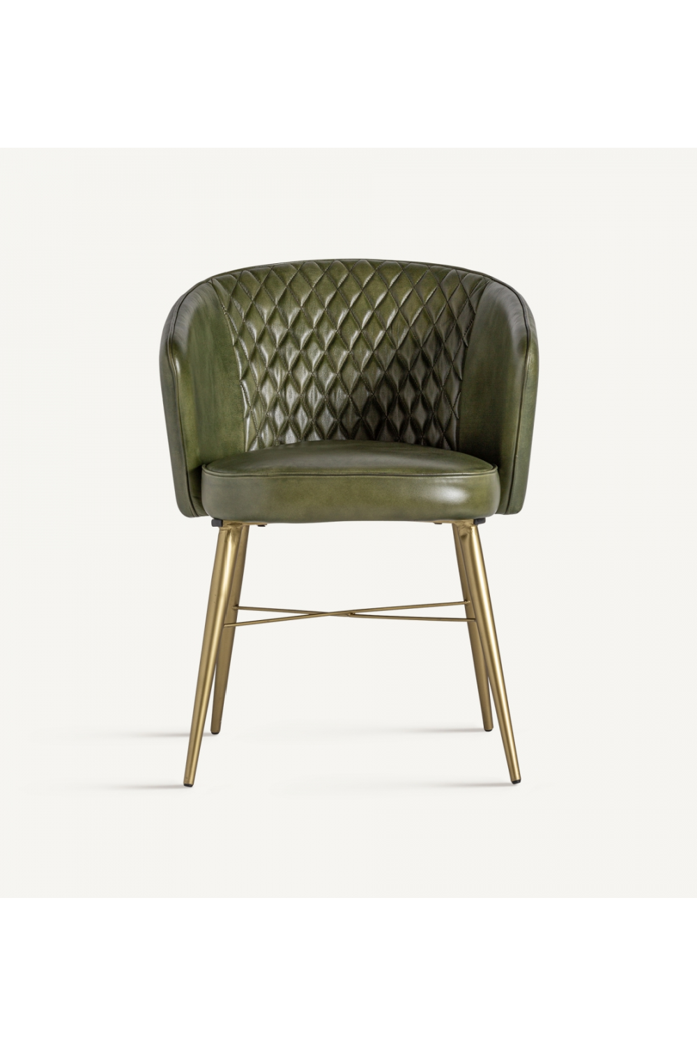 Green Leather Accent Chair | Vical Home Muncie | Oroatrade.com