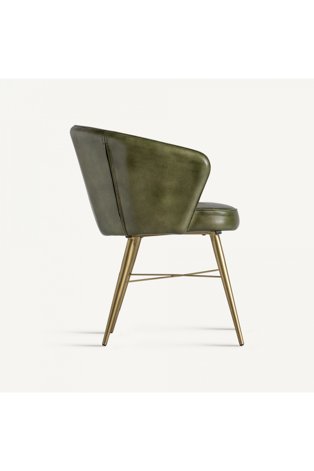 Green Leather Accent Chair | Vical Home Muncie | Oroatrade.com