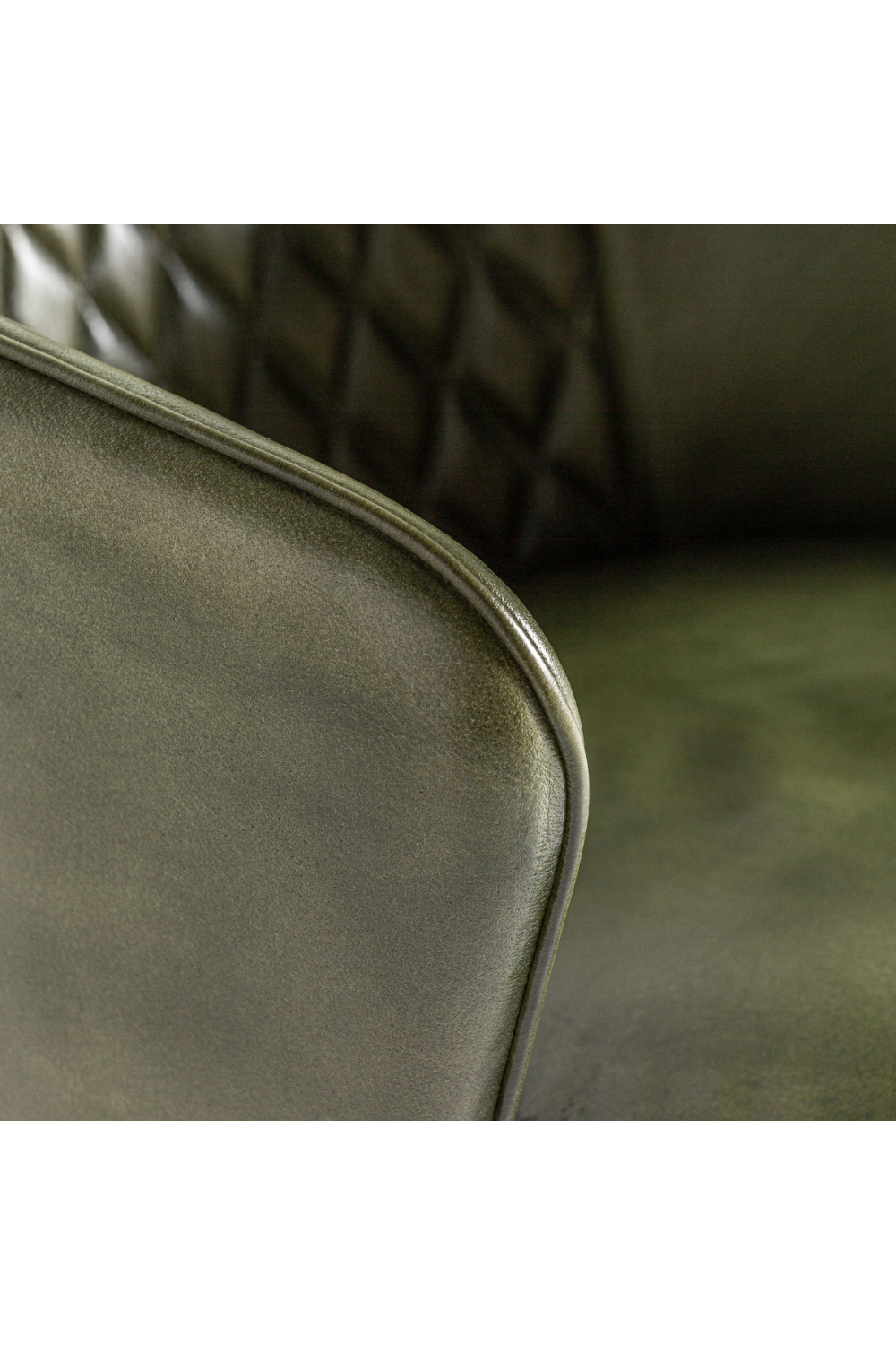 Green Leather Accent Chair | Vical Home Muncie | Oroa.com